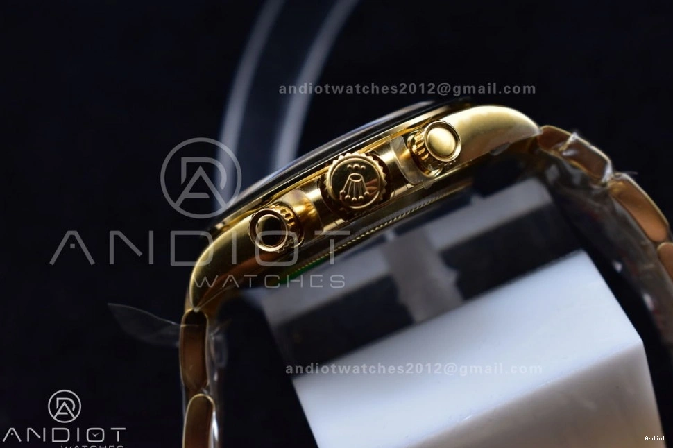 Black Daytona Dial 1:1 Edition Clean 116505 on SA4130 YG V2 YG Markers Bracelet Best 0302